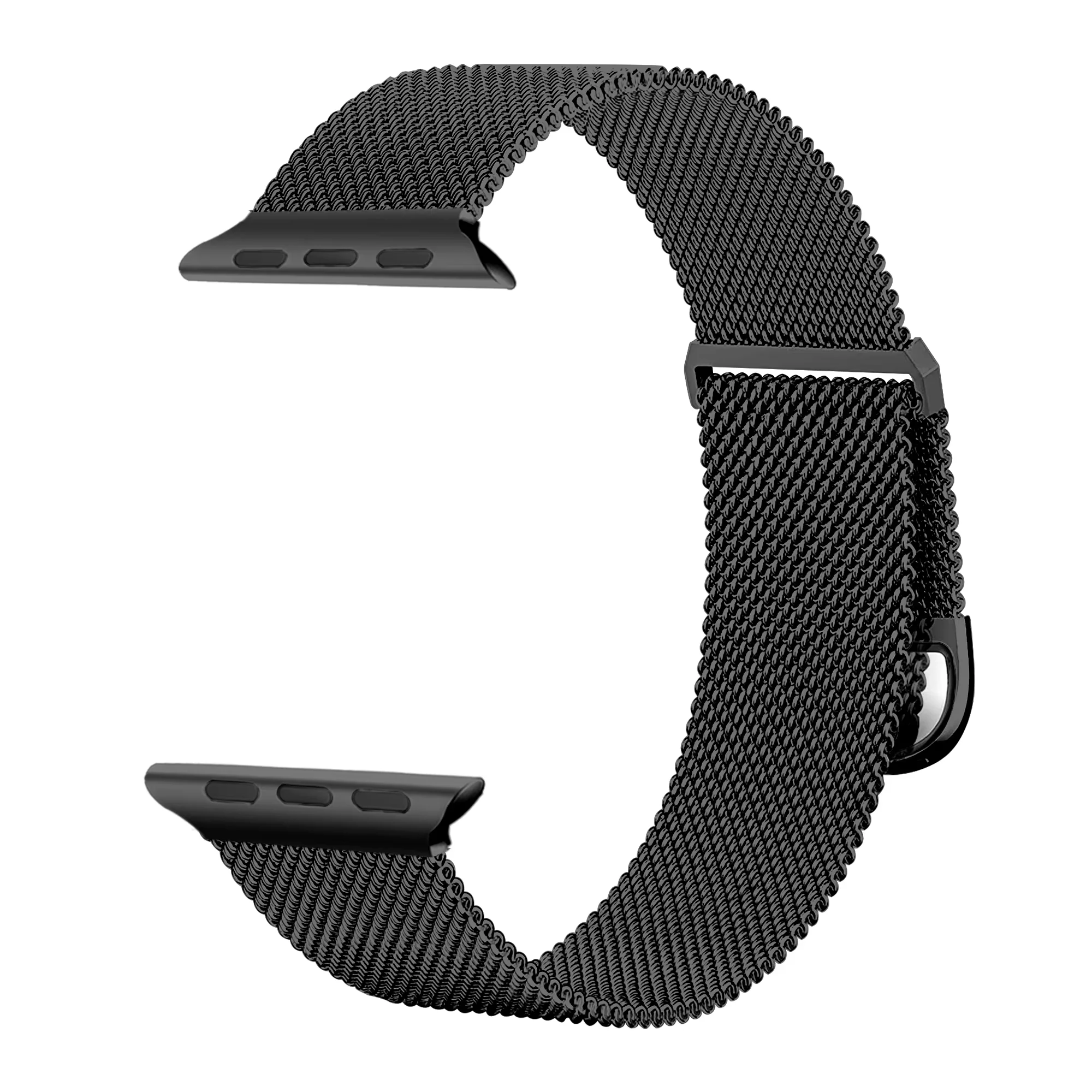 Bracelet Acier Inoxydable Apple Watch Noir