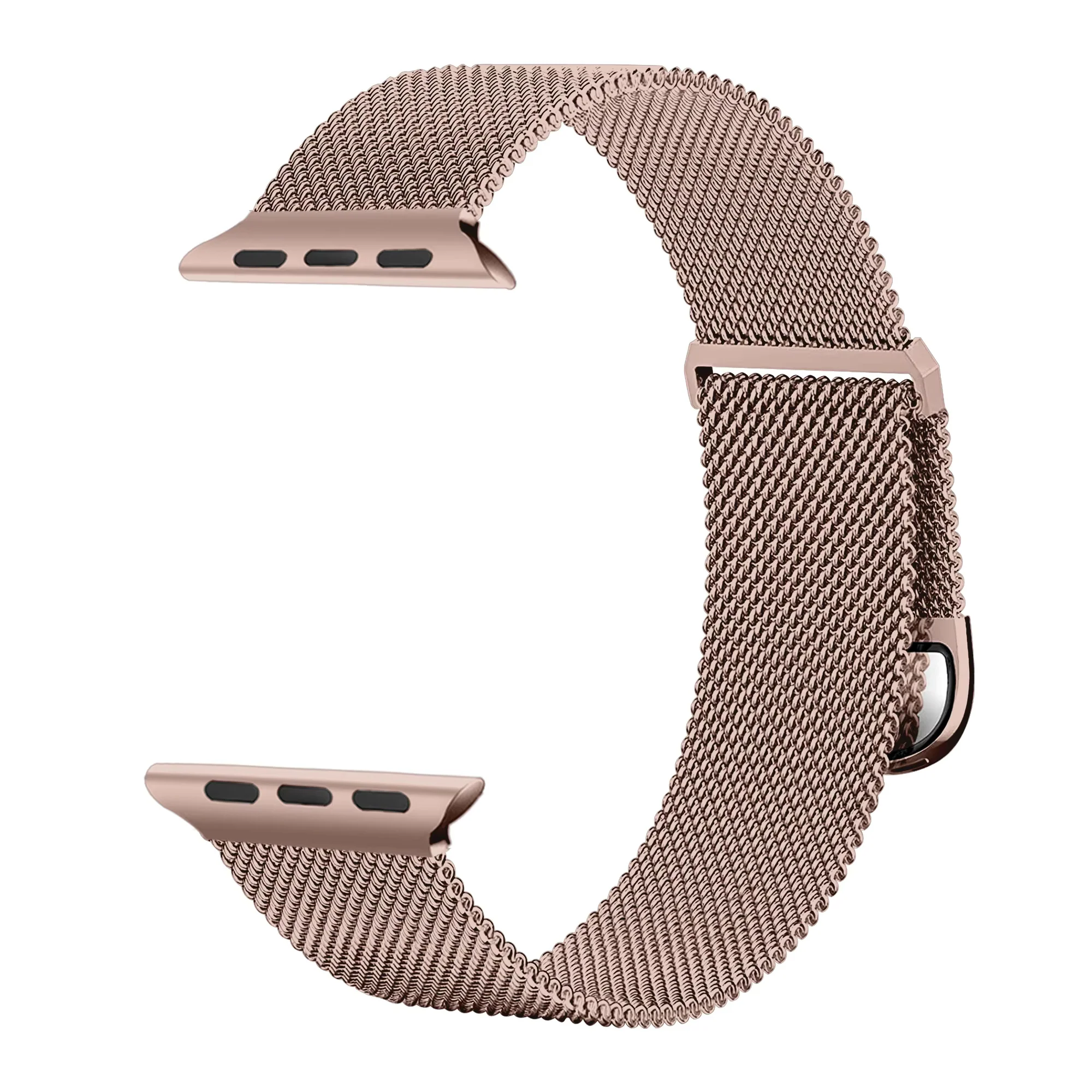 Bracelet Acier Inoxydable Apple Watch Or Rose