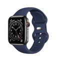 Bracelet Silicone Apple Watch Bleu Foncé