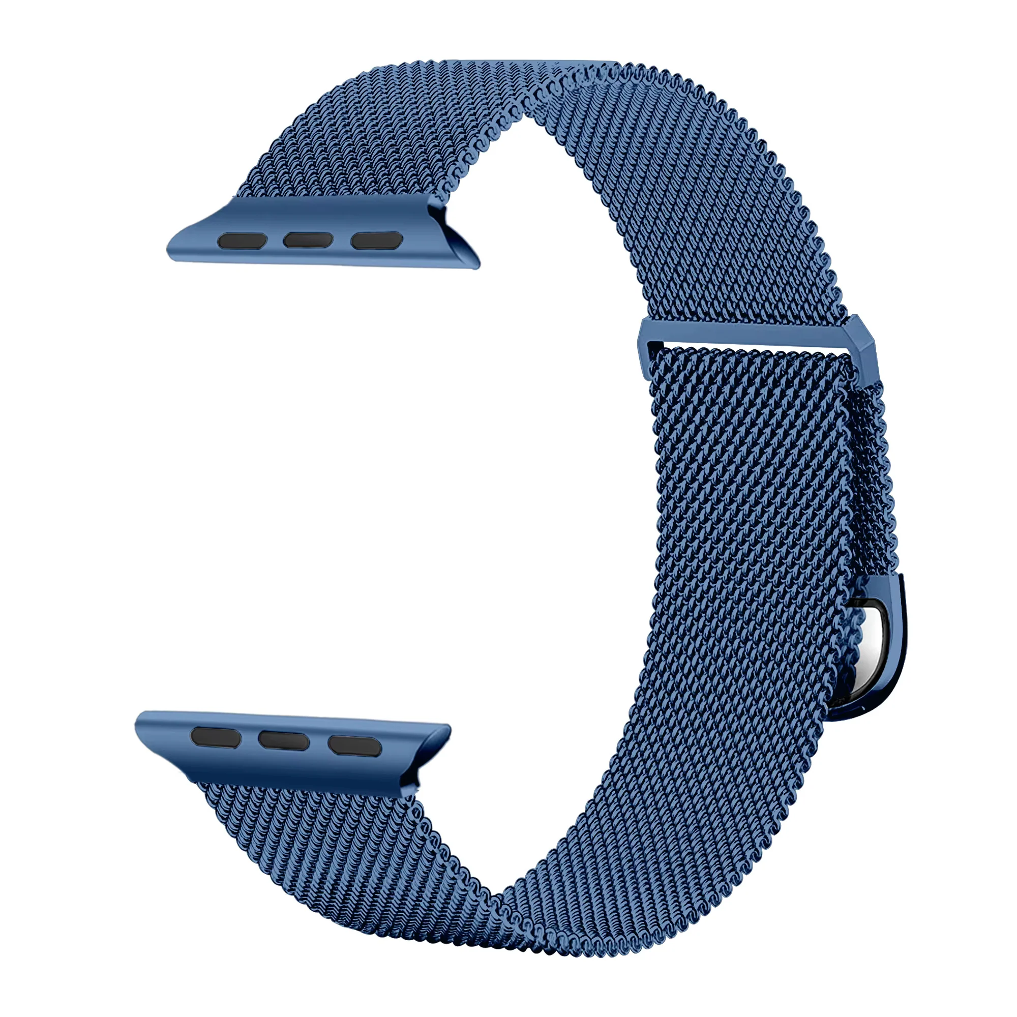 Bracelet Acier Inoxydable Apple Watch Bleu Foncé