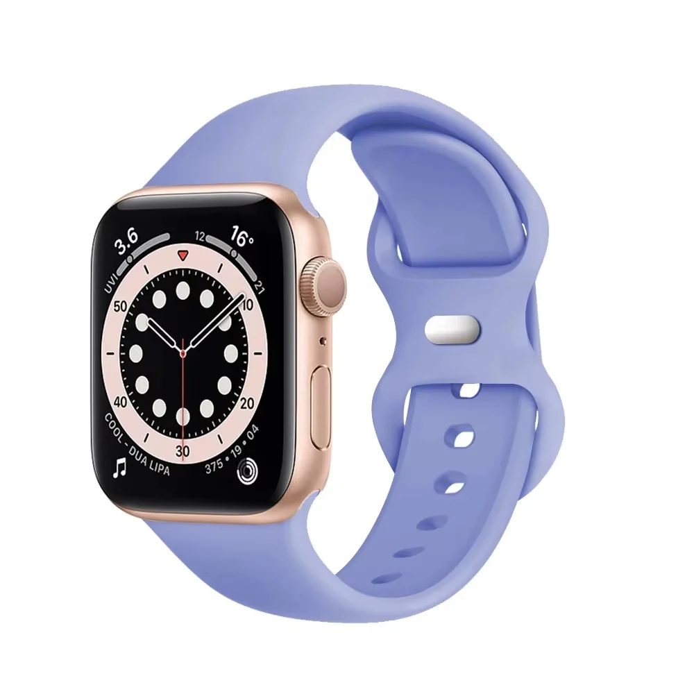 Bracelet Silicone Apple Watch Violet
